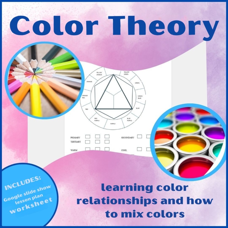 Color Wheel Theory/schemes/groups/relationships/art activity