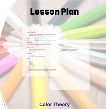 Color Wheel Theory/schemes/groups/relationships/art activity, image 3