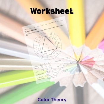 Color Wheel Theory/schemes/groups/relationships/art activity, image 4