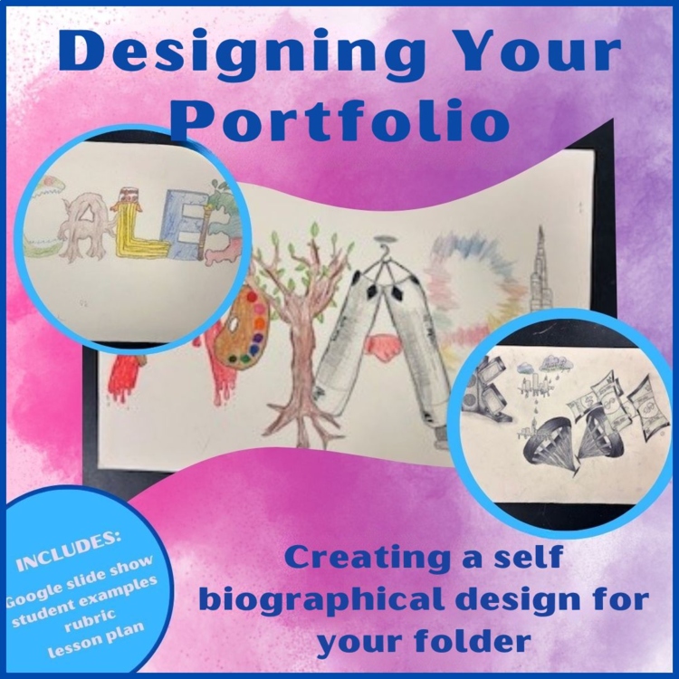 Art Portfolio / Folder Name Design Self Representation