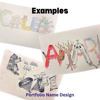 Art Portfolio / Folder Name Design Self Representation, image 4