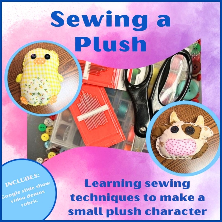 Hand Sewing a Plush / Basic Stitching Skills / Sculpture / Art Activity