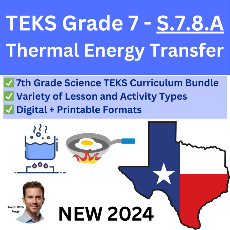 S.7.8.A - Thermal Energy Transfer | TEKS Science 7th Grade | Temperature