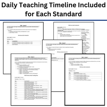 S.7.7 - Force, Motion, and Energy Curriculum Bundle | TEKS Science 7th Grade, image 4