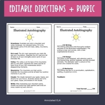Back to School Illustrated Autobiography Activity, image 2
