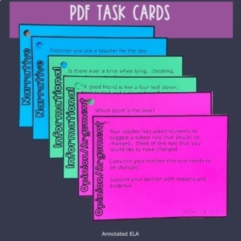 Writing Prompts Bundle | Narrative, Informational, Argument, image 3