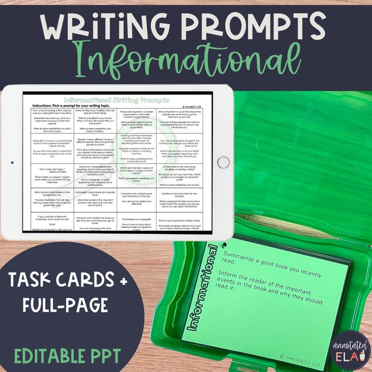 Informational Writing Prompts