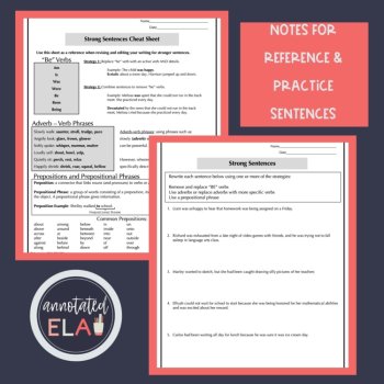 Writing Strong Sentences: Using Verbs, image 3