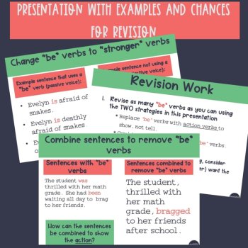 Writing Strong Sentences: Using Verbs, image 4