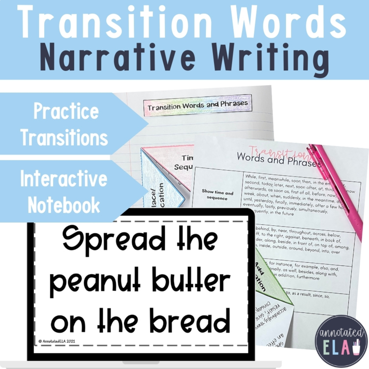 Narrative Writing Transition Words and Phrases