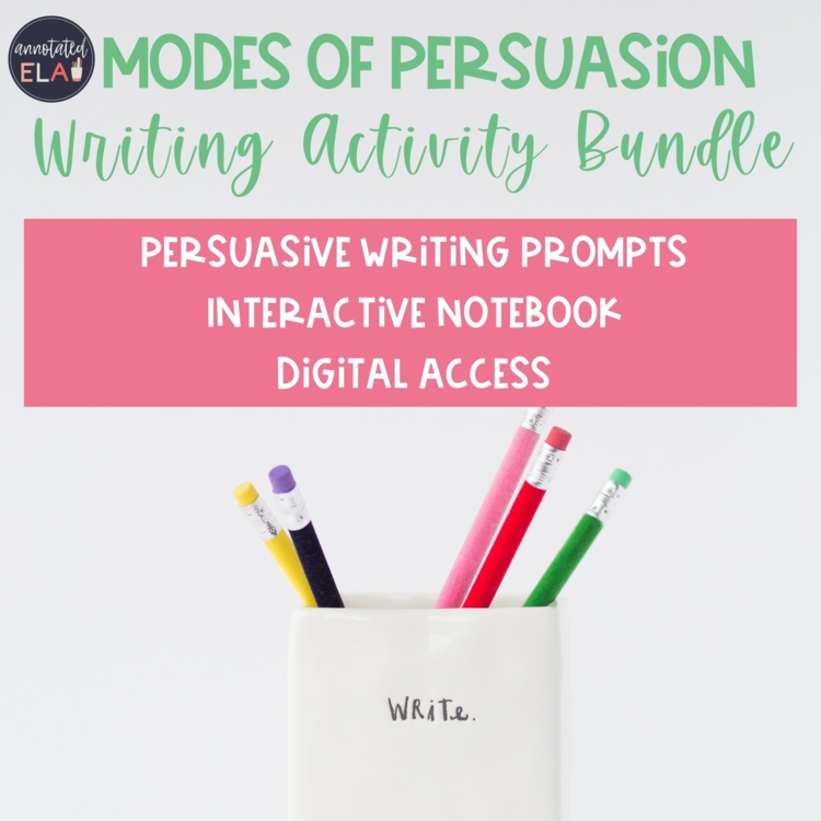 Modes of Persuasion Writing Activity Bundle