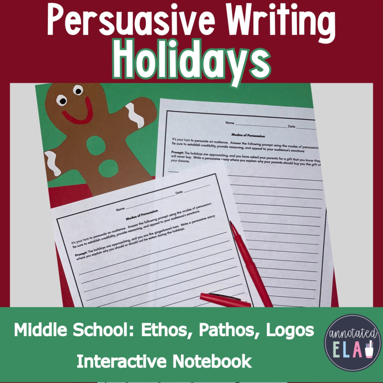 Persuasive Writing Holidays