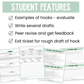 Writing Strong Hooks | Narrative Writing Mini-Lesson & Practice, image 4