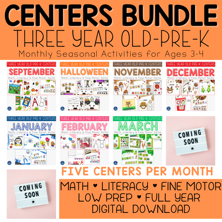 3 Year Olds Preschool Centers Homeschool Pre-K Age 3 Curriculum Theme Units