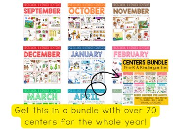Halloween Alphabet Letter ID Literacy Center Preschool Kindergarten TK, image 4