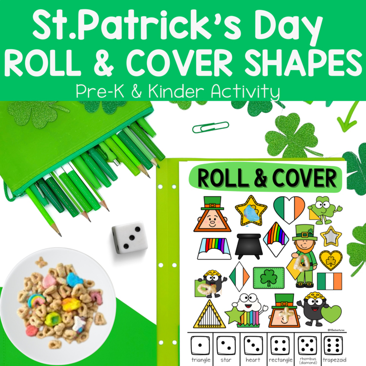 St. Patrick's Day Teen Number Clip Cards Counting Preschool Kindergarten Center
