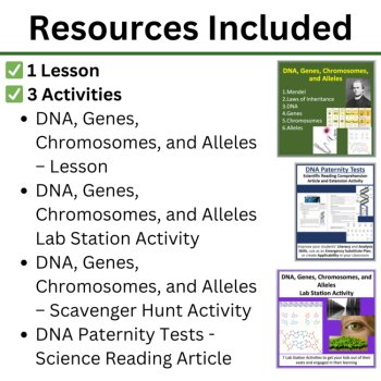 HS-LS3-1 DNA and Chromosomes: Understanding How Traits Are Inherited BUNDLE, image 2