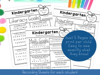 Kindergarten Readiness Assessment Round Up Screener Preschool Skills Tracker, image 2