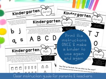 Kindergarten Readiness Assessment Round Up Screener Preschool Skills Tracker, image 3