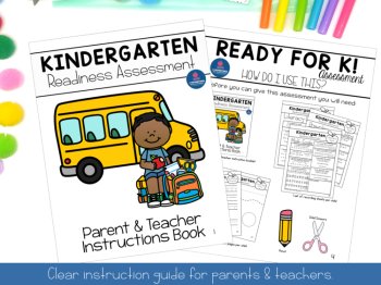 Kindergarten Readiness Assessment Round Up Screener Preschool Skills Tracker, image 4