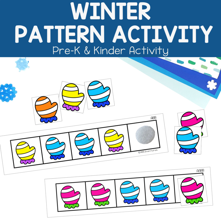 Winter Pattern Recognition Preschool Activities Kindergarten Centers