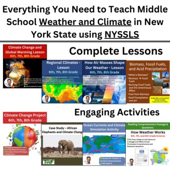 New York Science - MS. Weather and Climate | NYSSLS | Regional Climates, image 2