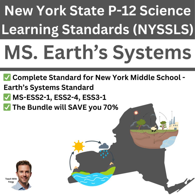New York Science - MS. Earth’s Systems Bundle | NYSSLS | Cycling of Materials