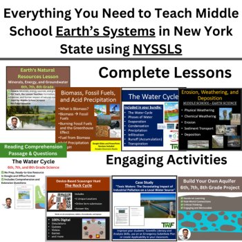 New York Science - MS. Earth’s Systems Bundle | NYSSLS | Cycling of Materials, image 2