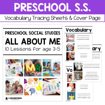 Back to School Preschool Activities All About Me Unit Preschool Unit Ages 3-5, image 3