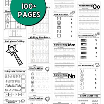 Preschool Fairytale Unit Pre K Curriculum No Prep Packet Fairytales Themed Unit, image 2