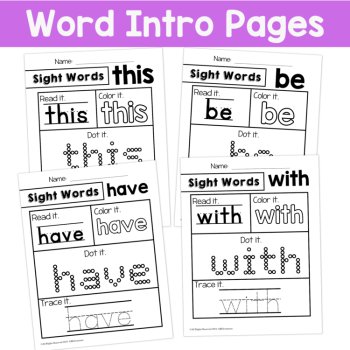 Sight Word Activities Preschool Sight Words Kindergarten 1st High Frequency List, image 2