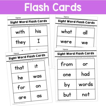 Sight Word Activities Preschool Sight Words Kindergarten 1st High Frequency List, image 3