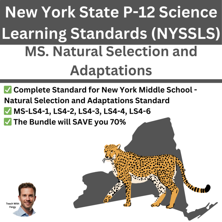 New York Science - MS. Natural Selection and Adaptations Bundle | NYSSLS