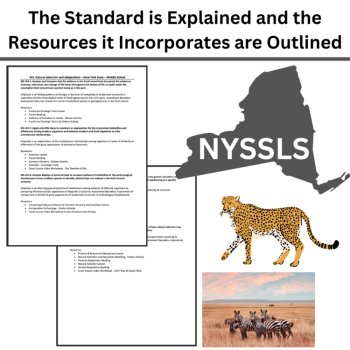 New York Science - MS. Natural Selection and Adaptations Bundle | NYSSLS, image 4
