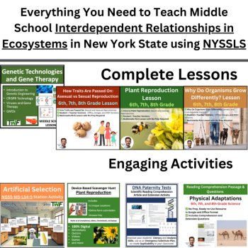 New York Science - MS. Growth, Development, and Reproduction of Organisms Bundle, image 3