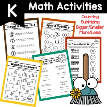 Kindergarten No Prep Worksheets September Fall Kindergarten Early Finishers, image 2