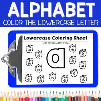Lowercase Find and Color Page-Letter of the Week Preschool & Kindergarten, image 2