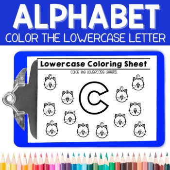 Lowercase Find and Color Page-Letter of the Week Preschool & Kindergarten, image 4