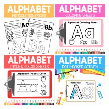 Alphabet Bundle-Letter of the Week Activities-Preschool & Kinder, image 2