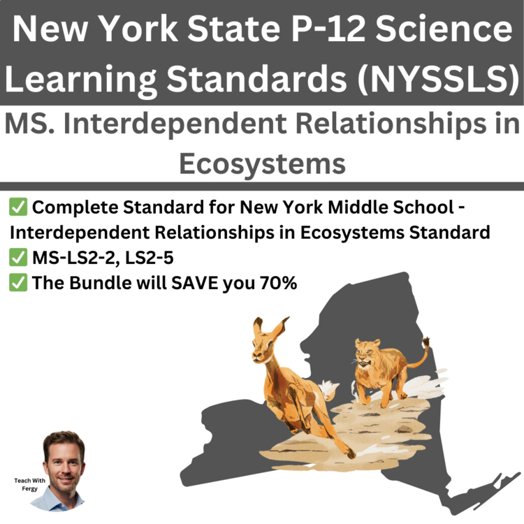 New York Science - MS. Interdependent Relationships in Ecosystems Bundle NYSSLS