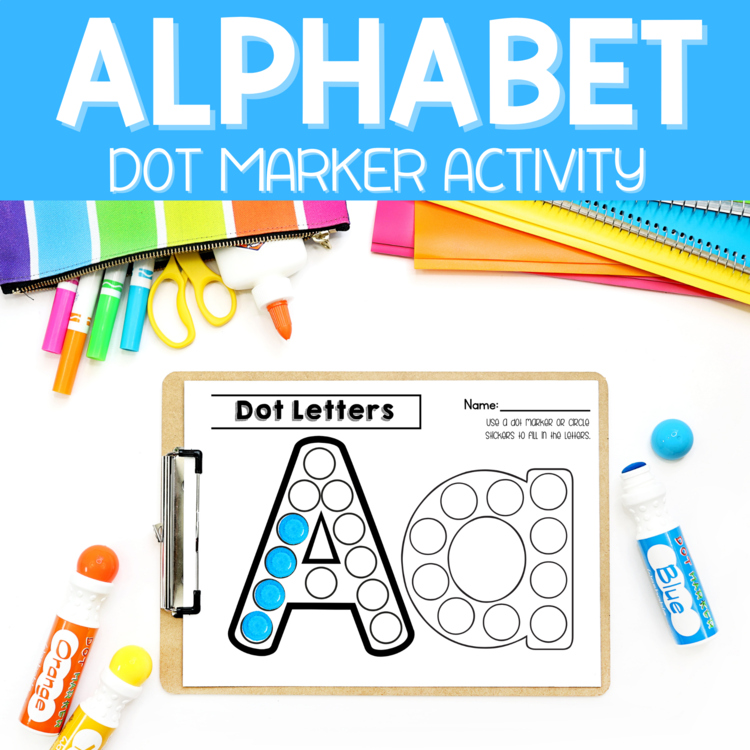 Alphabet Dot Marker Activity-Letter of the Week, Letters Pre-K & Kindergarten