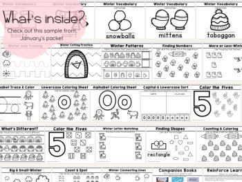 Preschool Curriculum 3 year olds Homeschool No Prep Pre-K Lesson Plans 3 Years, image 4