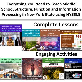 New York Science Middle School - MS. Structure, Function and Information Bundle, image 3