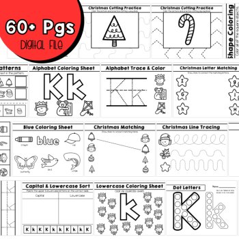 Preschool Age 3 December No Prep Packet Christmas Pre-K Three Holidays, image 3