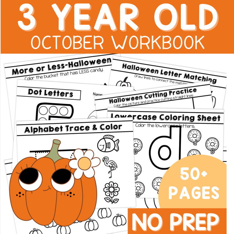 Preschool Halloween activities 3 years old Preschool Curriculum Pre-K Age 3