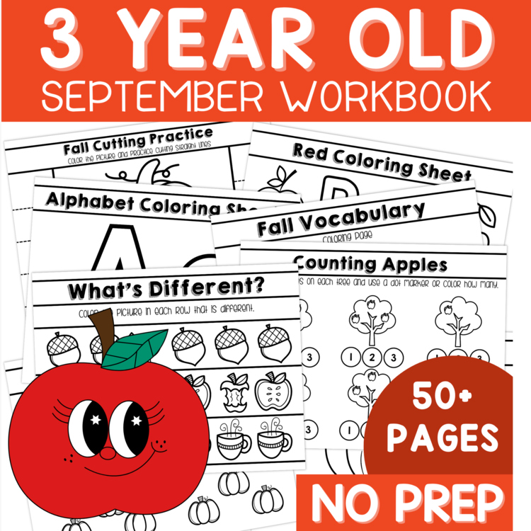 Fall Preschool Activities 3 Year Olds September Back to School Preschool Age 3