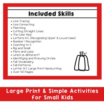 Fall Preschool Activities 3 Year Olds September Back to School Preschool Age 3, image 2
