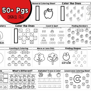 Fall Preschool Activities 3 Year Olds September Back to School Preschool Age 3, image 3
