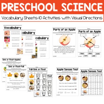 Preschool Science Apples, Leaves & Fall- Fall Preschool Lessons-Pre-K Science, image 3