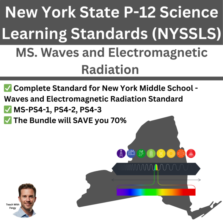 New York Science Middle School - MS. Waves and Electromagnetic Radiation Bundle